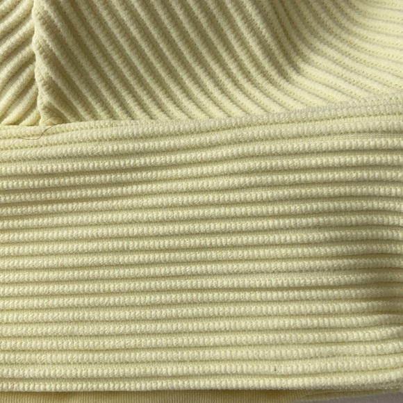 Yellow ribbed bathing suit - Picture 2 of 4